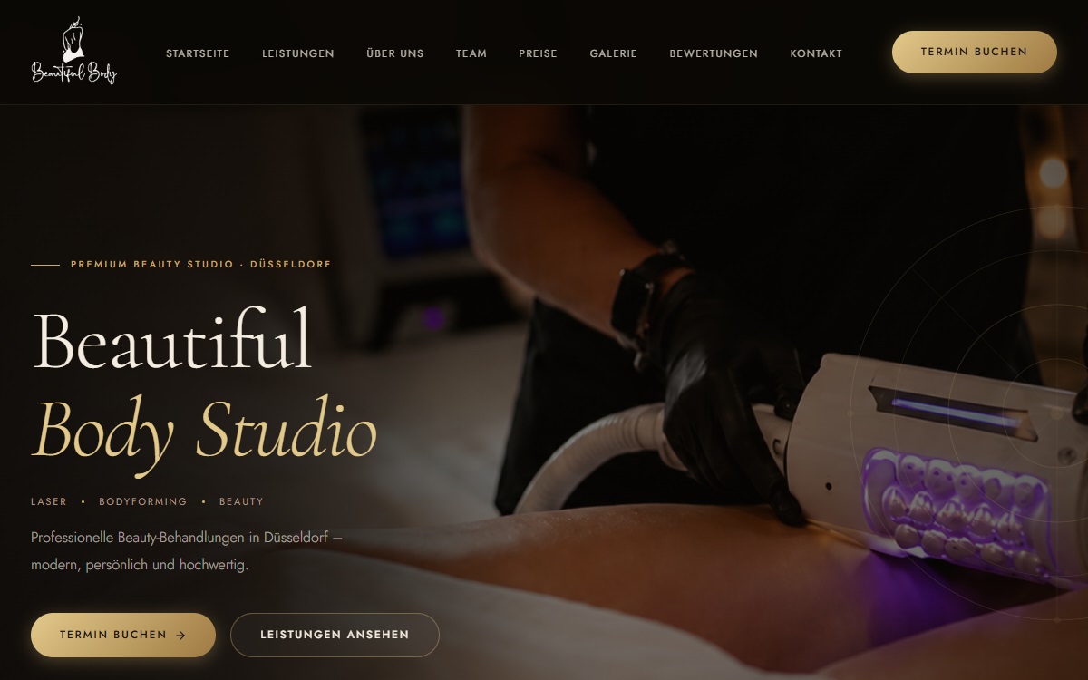 Beautiful Body Studio Website