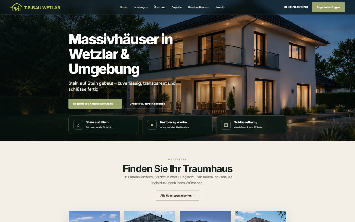 T.S.BAU Wetzlar Website