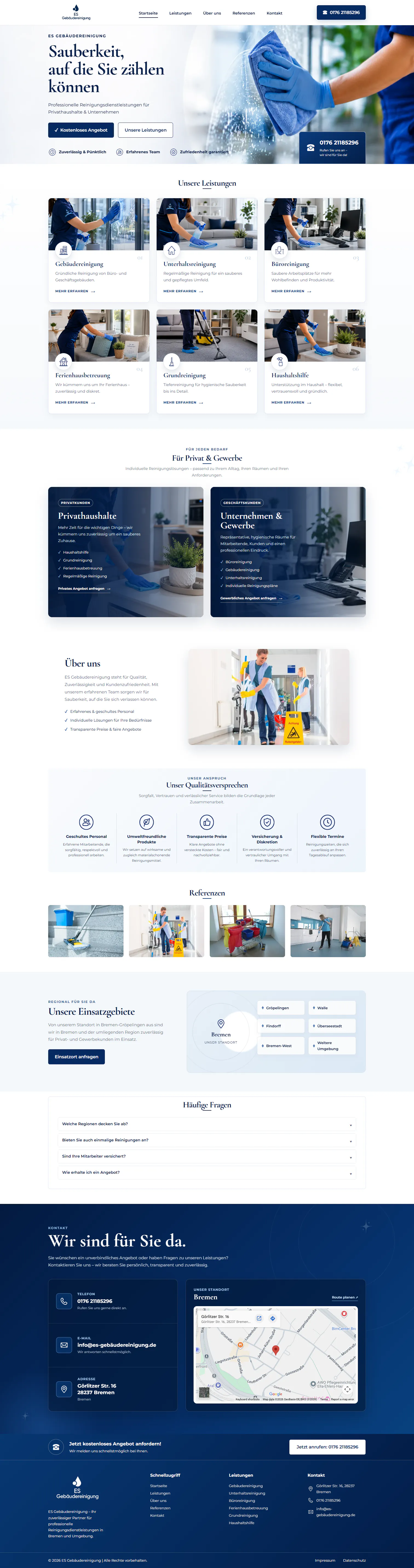 Website-Entwurf Projekt ES