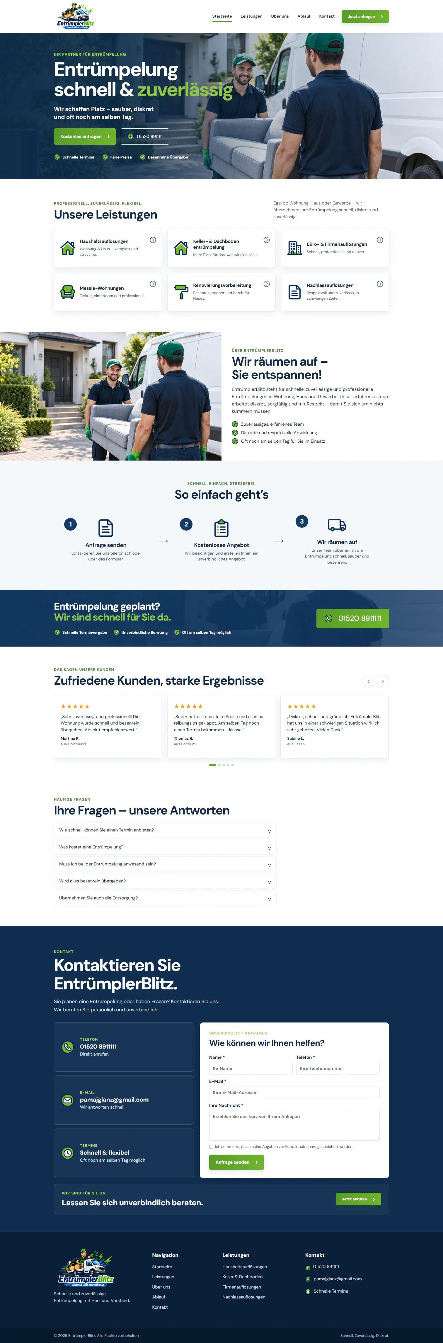 Website-Entwurf Projekt Pamaj