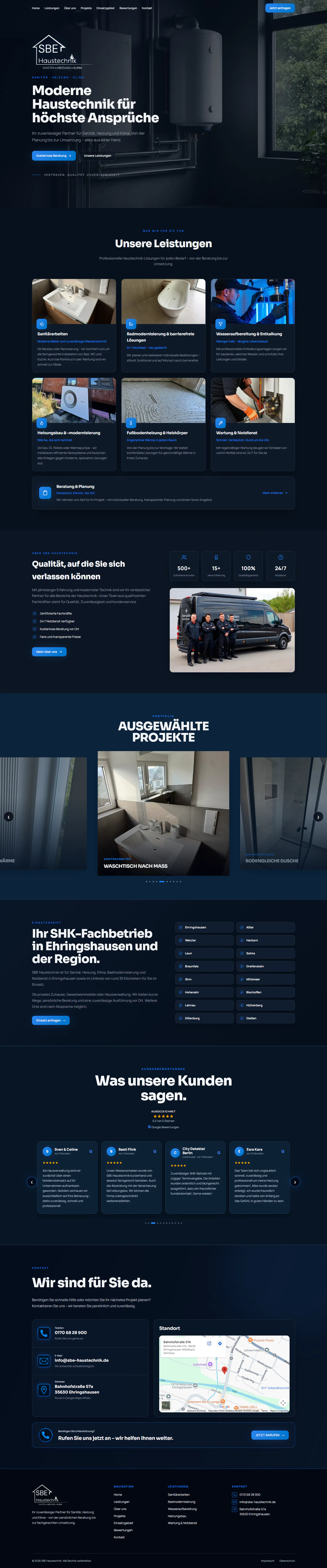 Website-Entwurf Projekt SBE
