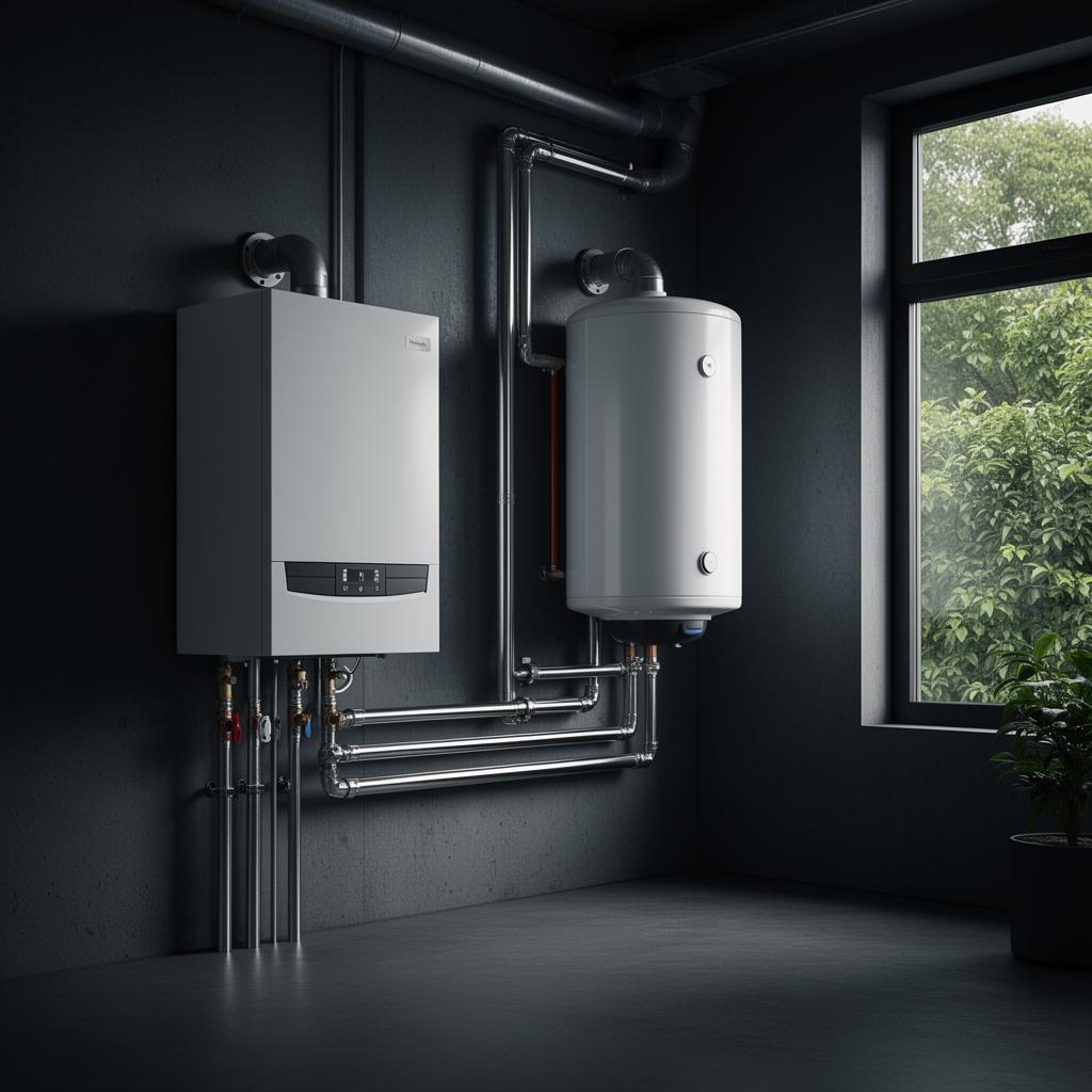 Moderne Haustechnik Installation